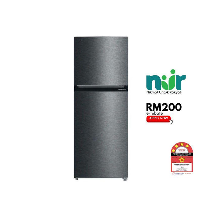 Toshiba GR-RT416WE-PMY(06) 360L 2-Door Fridge, Top Freezer Refrigerator, Origin Inverter