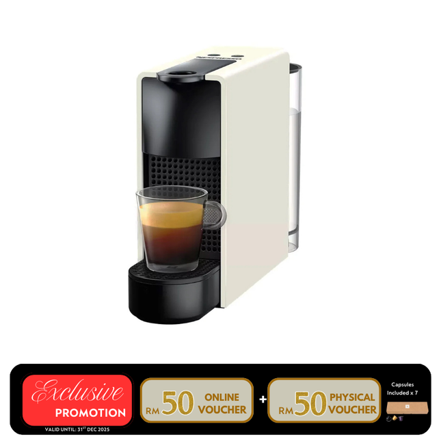 Nespresso C30-ME-WH-NE Essenza Mini Coffee Machine – White
