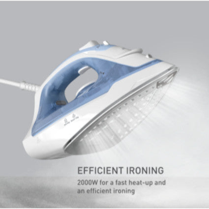 [ NEW MODEL ] Tefal 2000W Steam Iron Virtuo 30 (Calm Blue) Dry Iron / Seterika Stim Baju (FV2C41)