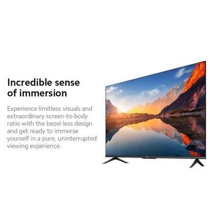 Xiaomi TV A 2025 Series L43MASSEA 43 Inch 4K HDR display Metal finish with ultra slim-bezel design L43MASSEA Televisyen Pintar