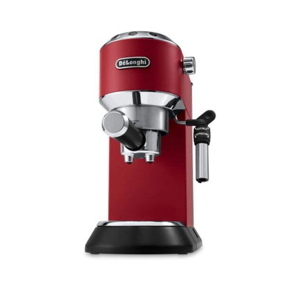 DELONGHI Dedica Red - Pump Espresso Coffee Machines EC685.R / EC685R Thermoblock technology (FREE 5KCG111GOB KitchenAid Grinder or FREE Pair of double wall glass)