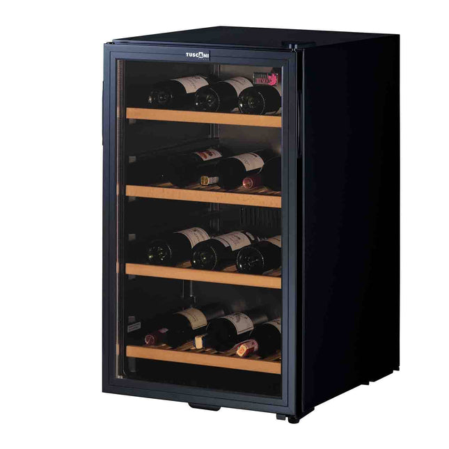 [FOC Vacuum Cleaner] Tuscani BELLONA 38 D Wine Chiller / Cooler / Cellar / Cabinet 40 bottles Single Zone Bello Vino - BELLONA38D