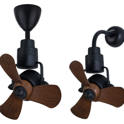 ALPHA Alkova - KONA 3B 16 Inch DC Motor - Ceiling & Wall Fan with 3 Blades (8 Speed Remote) KONA-3B/16