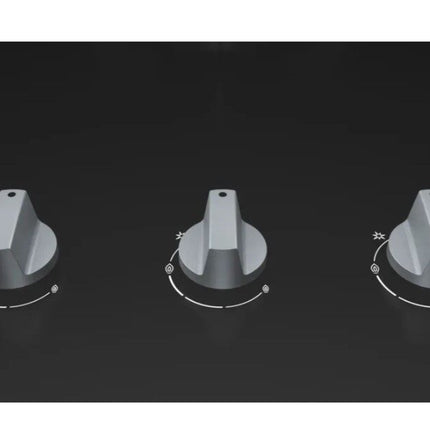 BOSCH Series 4 gas hob Tempered glass, Black PMD93A31AX