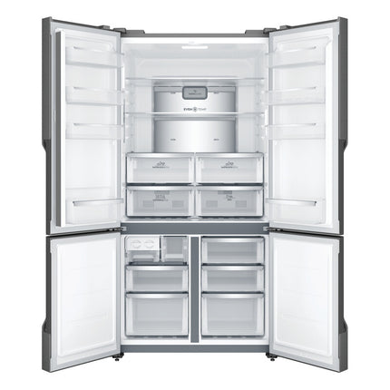 Electrolux 562L UltimateTaste 700 French Door Refrigerator (Metal Cooling) - Bottom Mount Freezer | EQE5600A-S (Side by Side Multi Door Fridge Peti Sejuk Peti Ais 电冰箱 EQE5600A EQE5600AS)