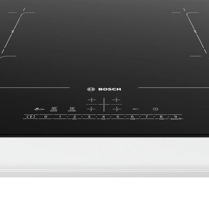 Bosch PVQ611FC5E Series 6 Built-in Induction Hob, 60cm Black with PowerBoost & DirectSelect 73kW