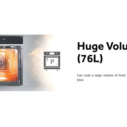 [FREE DELIVERY WITHIN KL] HAIER HO-XT10B 71L BUILT IN OVEN HOXT10B