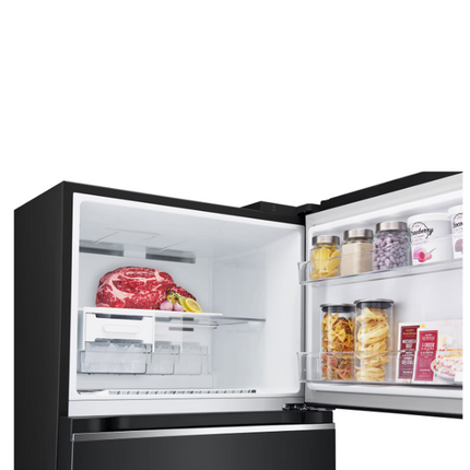 LG 410L Top Freezer GN-B372PQBK Inverter Fridge GNB372PQBK Refrigerator (Matt Black) Peti Sejuk