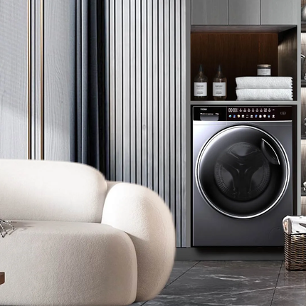[WiFi] Haier 13kg Front Load Colour AI DD Inverter Washing Machine / Colour AI Panel / 525mm XL Drum - HW130-BD14166S8U1