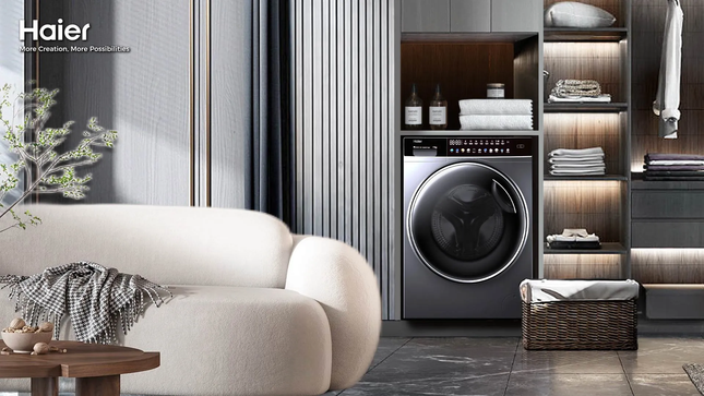 [WiFi] Haier 13kg Front Load Colour AI DD Inverter Washing Machine / Colour AI Panel / 525mm XL Drum - HW130-BD14166S8U1