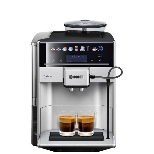 Bosch Fully Automatic Coffee Machine Vero Barista 600 Silver - TIS65621RW MBS