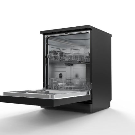 Midea WQP12-5201F Freestanding Dishwasher With 12 Place Settings WQP125201F (Black) /8 Place Settings Table Top Dishwasher with Wi-Fi Control WQP8-3802G / WQP83802G