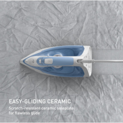 [ NEW MODEL ] Tefal 2000W Steam Iron Virtuo 30 (Calm Blue) Dry Iron / Seterika Stim Baju (FV2C41)