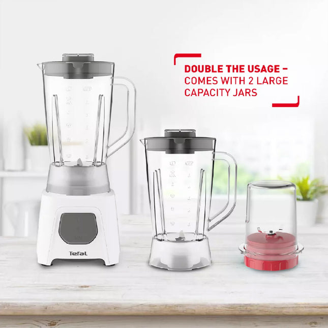 Tefal Blender Blendeo UNO 2 (2 Accessories with Ice Crush Function / 1.5L / 450W - BL2B4165 / BL2B0165 / BL2B11