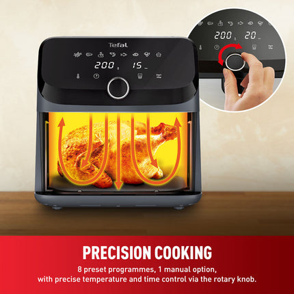 Tefal Easy Fry Mega Air Fryer EY855D 7.5L Oil Less Fryer Dishwasher Safe EY855D Penggoreng Udara