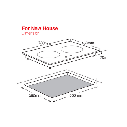 SENZ ENZO SZ-CH8360AC intelSync Cooker Hood with Nano Coating Glass Panel SZCH8360AC SZ-GS980FL SZGS980FL Hud