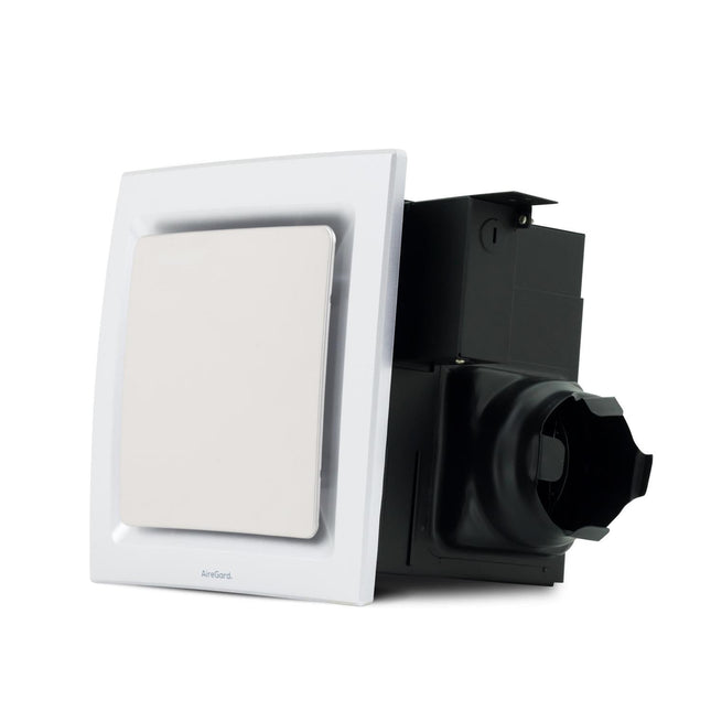 [COMBO SET] AireGard AS-9020 D2 Air Ventilation Exhaust Fan (Square) (Silver) AS9020D2 + Wall Vent Ducting Kit