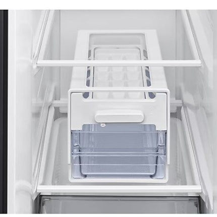 SAMSUNG 646L Refrigerator SBS -Auto Open Door White Glass  RS80F65MNWME