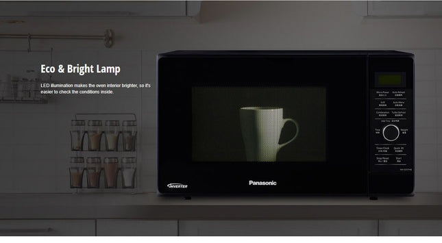 Panasonic Microwave Oven with Inverter Grill (23L) [ NN-GD37H / NN-GD37HBMPQ / NN-GD37 ]