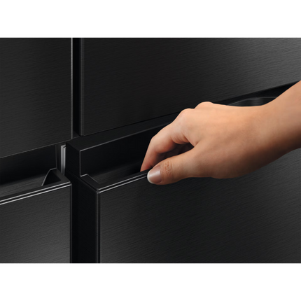 Electrolux EQE4200A-B 419L 600 Series Quad Door Refrigerator Extra-Large freezer shelf QuickChill function EQE4200AB Peti Ais