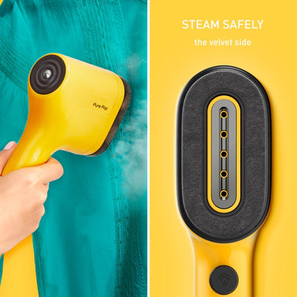 Tefal DT2026 Garment Steamer Steam Brush Pure Pop Sunshine Yellow