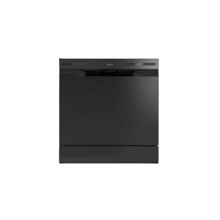 Midea WQP12-5201F Freestanding Dishwasher With 12 Place Settings WQP125201F (Black) /8 Place Settings Table Top Dishwasher with Wi-Fi Control WQP8-3802G / WQP83802G