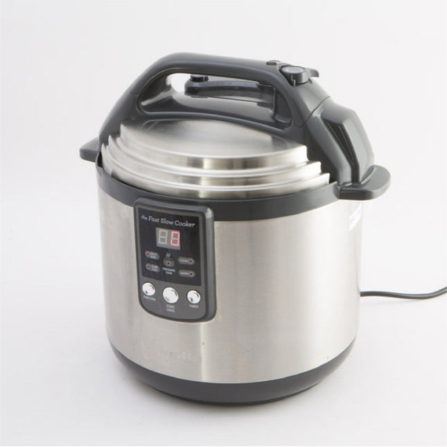 Breville The Fast Slow Cooker 6L BPR650 Stainless Steel  Low, Med, High Pressure Cook