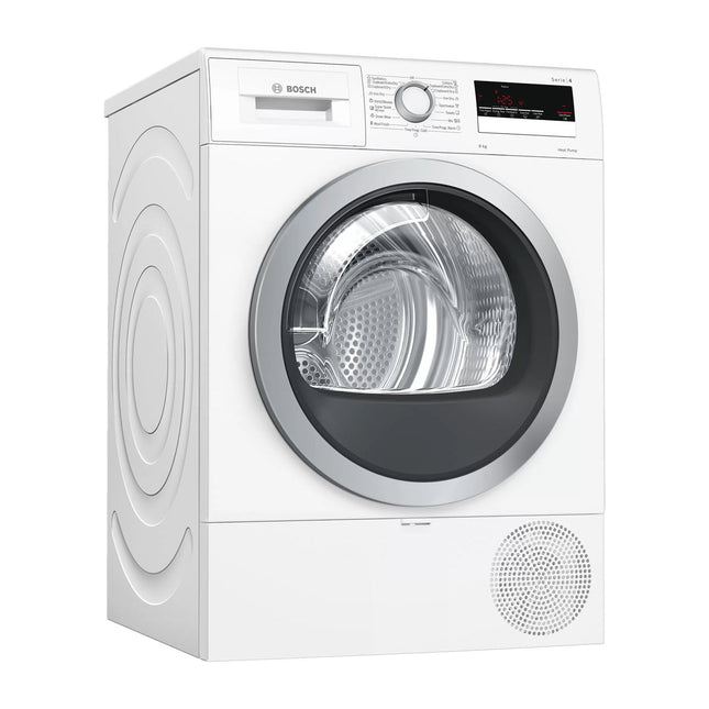Bosch WQG24200SG 9KG Heat Pump Dryer, Tumble Dryer 1000RPM Fluff Indicator WQG24200SG