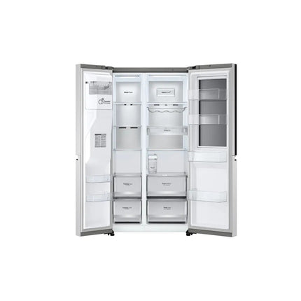 LG GC-X257CSES 674L Side-by-Side Fridge, InstaView Refrigerator Door-in-Door™ UVnano® Water Dispenser GCX257CSES