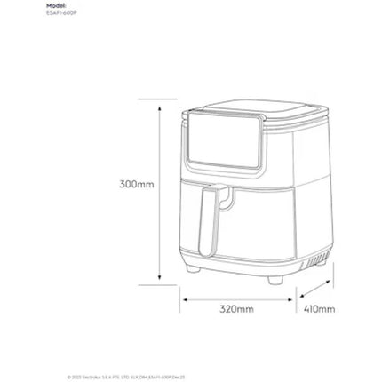 Electrolux E5AF1-600P 5L UltimateTaste 500 Air Fryer | ESH