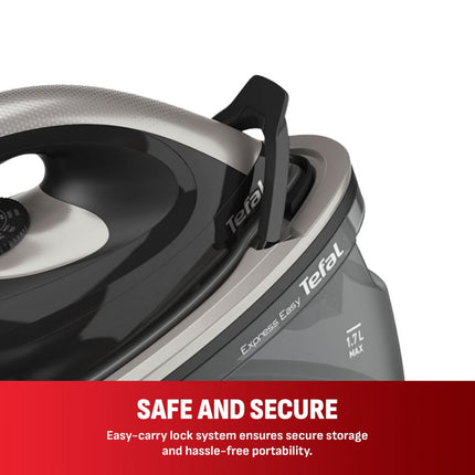 [NEW] Tefal 2200W Express Easy Steam Generator Iron SV6140 (6 Bars pressure, Ceramic Xpress Glide Soleplate) Seterika Stim
