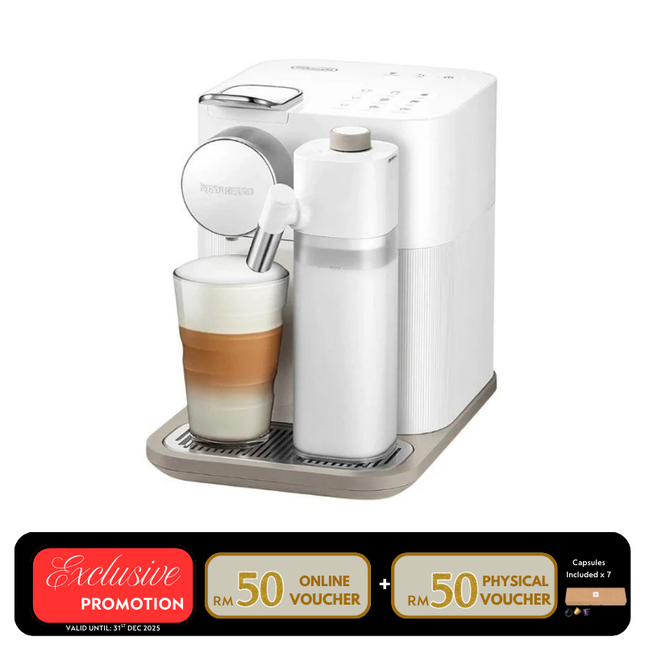 Nespresso F541-ME-WH-NE Gran Lattissima Coffee Machine – White