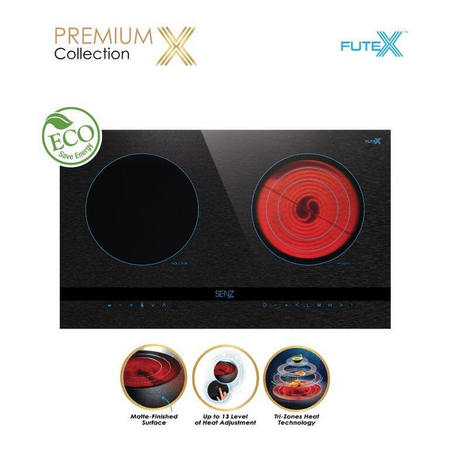 SENZ SZ-RI3600i 2 in 1 Tri-Ringz Smart Cooker- Build-In Induction Cooker