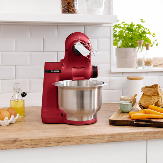 Bosch Series 2, 3.8L 700W Kitchen Machine, Red - MUMS2ER01G