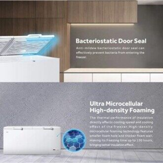 Haier 750L 6-in-1 Convertible Chest Freezer / 150h Cooling Retention / Anti-Bacterial - BD-788HP