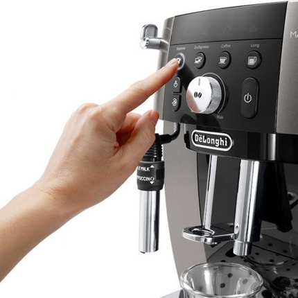 DeLonghi Magnifica S Smart Fully Automatic Espresso Coffee Machine ECAM250.33.TB Grinding Technology 15 Bar Pump Pressure ECAM220.22.GB Kopi Mesin Automatik