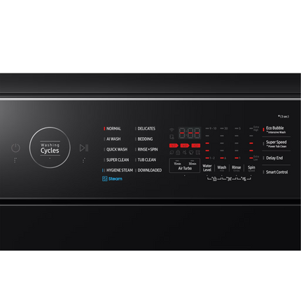 SAMSUNG 19kg Bespoke AI™ Laundry Top-load Washer-AI Wash | WA80F19B9BFQ