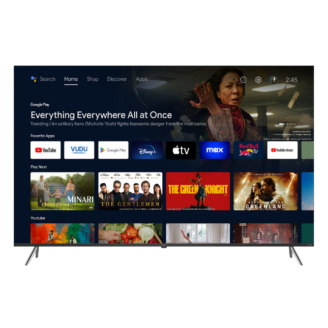 HAIER ANDROID TV H65S75EUG 65 INCH 4K UHD HQLED HDR DOLBY AUDIO