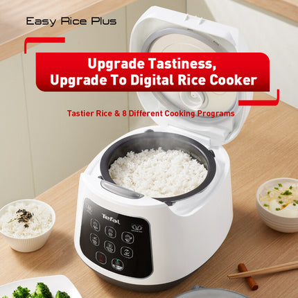 Tefal Easy Rice Compact Fuzzy Logic Rice Cooker 1.0L (RK7301)