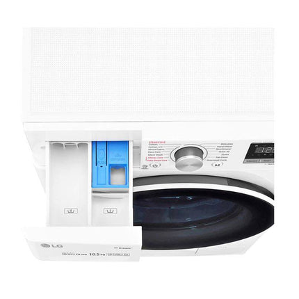 (Free Shipping) LG FV1450S4W 10.5kg Front Load Washer with AI Direct Drive™ and Steam™ Washing Machine [TnG Redemption]