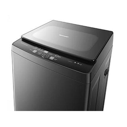 Top Load Washing Machine Sharp ESX8521 W53xD55xH93.5CM 8.5KG Dark Silver