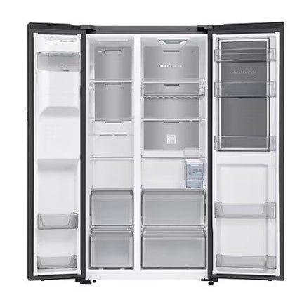 SAMSUNG 609L Refrigerator SBS -Food Showcase Black  RS80F65GNFME