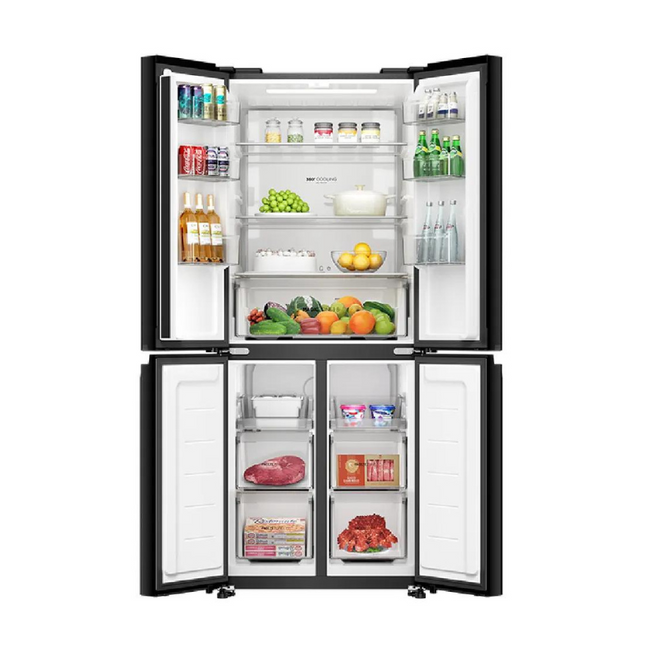 Haier Multi Door Series Refrigerator HRF-IM480MG(B) Twin Inverter 406 Litre Capacity HRFIM480MGB Peti Ais