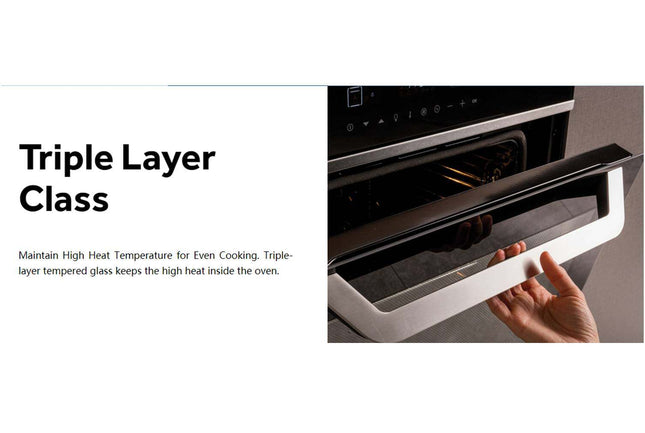 [FREE DELIVERY WITHIN KL] HAIER HO-XT10B 71L BUILT IN OVEN HOXT10B