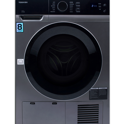 {COMBO} Toshiba 10.5KG Front Load TW-BL115A2M(SS) Washing Machine TWBL115A2MSS (Grey) + 8KG Condenser Dryer TD-K90MEM(SK) / TDK90MEMSK (Silver) (FREE Laundry Net)