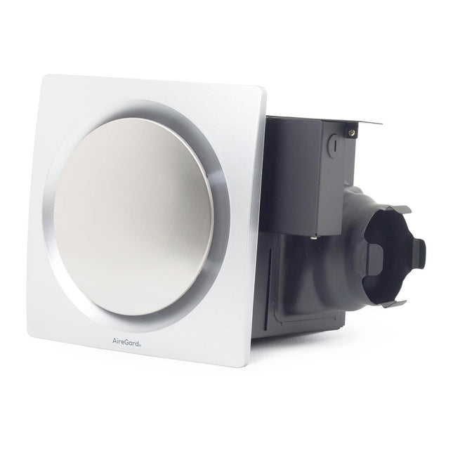 AireGard AS-6090-D1 Exhaust Fan Air Ventilator 4" / 4 Inch Silent Series (Round) (White) 80cfm - AS6090D1 White