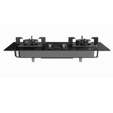 Haier HC-Q572SGB Gas Hob 2 Burner Automatic Ignition Switch HC-XG230NE HCXG230NE HCQ572SGB Dapur Gas Bina Dalam