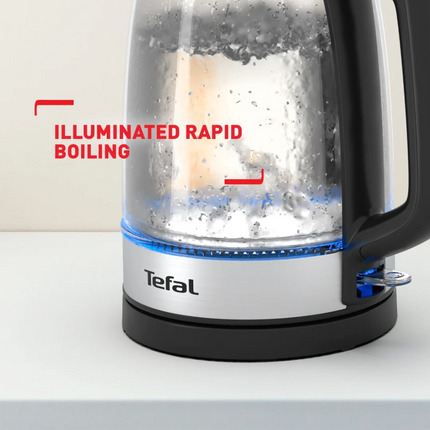 Tefal KI7008 Jug Kettle 1.7L Inox Glass Stainless Steel KI700827 KI700