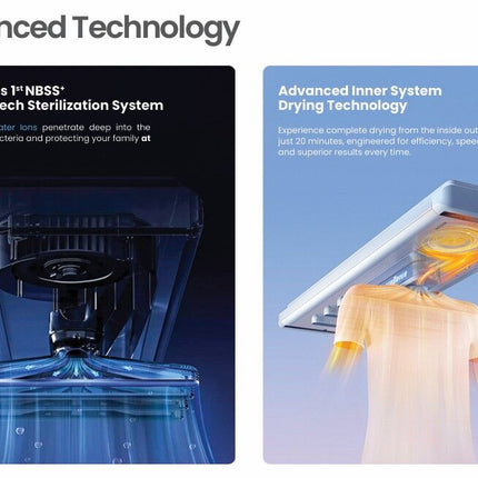 HOUM Super Dryer SD250DC  (New) | Smart laundry and drying rack | Electronic drying clothes