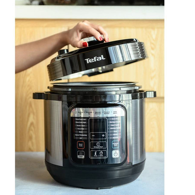 Tefal CY601D65 Pressure Cooker Home Chef Smart 6.0L Fast Cook 1000W CY601D